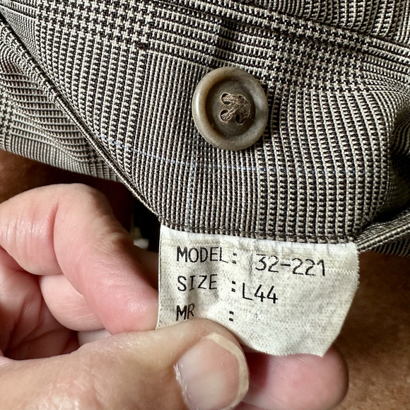 Gerald Austin Men's Plaid Suit Blazer 50L Pants 44L Matching Set - Picture 11 of 16